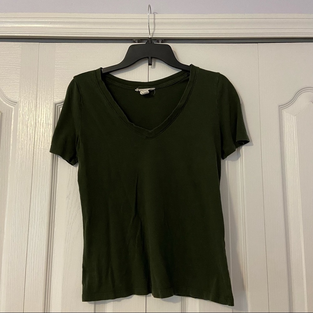 Forever 21 Green V-Neck (M)